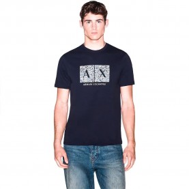 Тениска Armani exchange XM003100_AF10356 short sleeve T-shirt - Blue (Deep Navy) тениска,мъжки,тениски,дамски,тениски,armani,exchange,xm003100,af10356,short,sleeve,t,shirt,blue,(deep,navy)