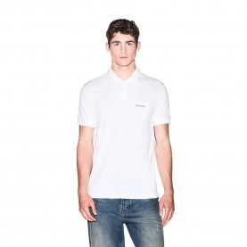 Armani exchange XM003422_AF26650 short sleeve polo - White (Off White) дамски,блузи,с,яка,мъжки,блузи,с,яка,armani,exchange,xm003422,af26650,short,sleeve,polo,white,(off,white)