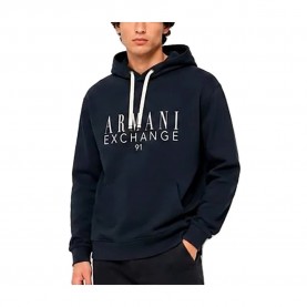 Суичър Armani exchange XM003429_AF10830 hoodie - Blue (Deep Navy) суичър,мъжки,пуловери,armani,exchange,xm003429,af10830,hoodie,blue,(deep,navy)