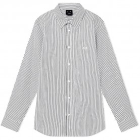 Риза с дълъг ръкав Armani exchange XM003547_AF29041 long sleeve shirt - Grey (Blue / White Stripes) риза,с,дълъг,ръкав,дамски,ризи,мъжки,ризи,armani,exchange,xm003547,af29041,long,sleeve,shirt,grey,(blue,white,stripes)