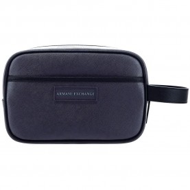 Несесер Armani exchange XM003576_AF26659 wash bag - Blue (Navy / Nero) несесер,тоалетни,принадлежности,armani,exchange,xm003576,af26659,wash,bag,blue,(navy,nero)