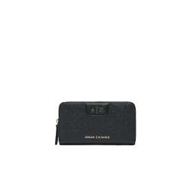 портфейли,и,портмонета,armani,exchange,xw000359,af26570,woman,wallet,black,(black)