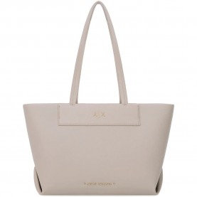 Пазарска чанта Armani exchange XW001538_AF26447 Shopper Bag - Beige (Script) пазарска,чанта,всички,чанти,armani,exchange,xw001538,af26447,shopper,bag,beige,(script)