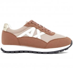 Маратонки Armani exchange XW002150_AF19388 trainers - Beige (Marionette / Script) маратонки,мъжки,маратонки,дамски,маратонки,armani,exchange,xw002150,af19388,trainers,beige,(marionette,script)
