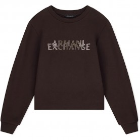 Блуза Armani exchange XW002402_AF25528 sweatshirt - Brown (Antagonist) блуза,дамски,блузи,armani,exchange,xw002402,af25528,sweatshirt,brown,(antagonist)