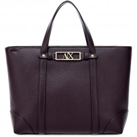 Пазарска чанта Armani exchange XW002609_AF15632 Shopper Bag - Brown (Antagonist) пазарска,чанта,всички,чанти,armani,exchange,xw002609,af15632,shopper,bag,brown,(antagonist)
