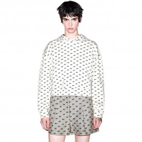 Суичър Armani exchange XW002747_AF24095 hoodie - Beige (Atmosphere AOP) суичър,дамски,блузи,armani,exchange,xw002747,af24095,hoodie,beige,(atmosphere,aop)