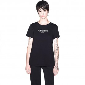 Тениска Armani exchange XW002776_AF10356 short sleeve T-shirt - Black (Black) тениска,мъжки,тениски,дамски,тениски,armani,exchange,xw002776,af10356,short,sleeve,t,shirt,black,(black)