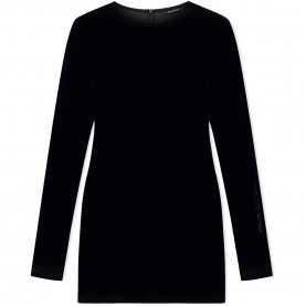 Рокля Armani exchange XW002866_AF16147 long sleeve short dress - Black (Black) рокля,дамски,поли,и,рокли,armani,exchange,xw002866,af16147,long,sleeve,short,dress,black,(black)