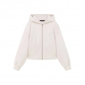 Блуза Armani exchange XW002861_AF13397 full zip sweatshirt - White (Repertoire) блуза,дамски,блузи,armani,exchange,xw002861,af13397,full,zip,sweatshirt,white,(repertoire)