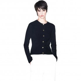 Жилетка Armani exchange XW002883_AF10352 cardigan - Black (Black) жилетка,мъжки,пуловери,дамски,пуловери,armani,exchange,xw002883,af10352,cardigan,black,(black)