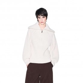 Блуза Armani exchange XW002889_AF16604 half zip sweater - White (Repertoire) блуза,мъжки,пуловери,дамски,пуловери,armani,exchange,xw002889,af16604,half,zip,sweater,white,(repertoire)
