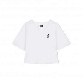 Фланелка с къс ръкав Armani exchange XW002956_AF10356 short sleeve top - White (Optic White) фланелка,с,къс,ръкав,дамски,топове,armani,exchange,xw002956,af10356,short,sleeve,top,white,(optic,white)