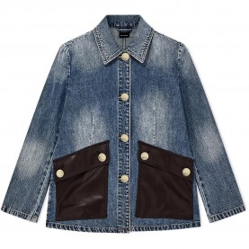 Яке Armani exchange XW002997_AF25766 denim jacket - Blue (Blue Denim) яке,мъжки,якета,дамски,якета,и,палта,armani,exchange,xw002997,af25766,denim,jacket,blue,(blue,denim)