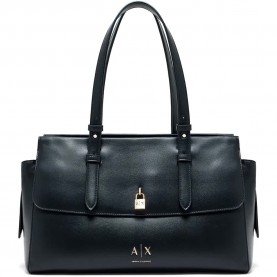 Пазарска чанта Armani exchange XW003020_AF28605 Shopper Bag - Black (Black) пазарска,чанта,всички,чанти,armani,exchange,xw003020,af28605,shopper,bag,black,(black)