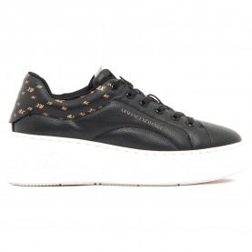 Маратонки Armani exchange XW003064_AF17570 trainers - Black (Black / Pale Gold) маратонки,мъжки,маратонки,дамски,маратонки,armani,exchange,xw003064,af17570,trainers,black,(black,pale,gold)