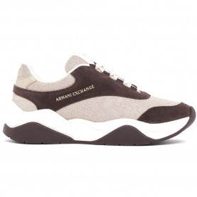 Маратонки Armani exchange XW003129_AF27443 trainers - Beige (Antagonist / Script) маратонки,мъжки,маратонки,дамски,маратонки,armani,exchange,xw003129,af27443,trainers,beige,(antagonist,script)