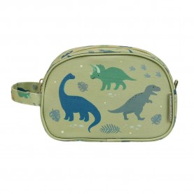Несесер A little lovely company Dinosaurs wash bag - Green (Multicolor) несесер,тоалетни,принадлежности,a,little,lovely,company,dinosaurs,wash,bag,green,(multicolor)