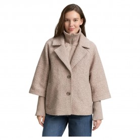 Яке Tom tailor 1046602 Boucle jacket refurbished - Beige (Boucle Beige Melange) яке,мъжки,якета,дамски,якета,и,палта,tom,tailor,1046602,boucle,jacket,refurbished,beige,(boucle,beige,melange)