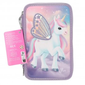 Depesche Ylvi Wing pencil case - Multicolor / Purple (Pink / Purple) канцеларски,принадлежности,depesche,ylvi,wing,pencil,case,multicolor,purple,(pink,purple)