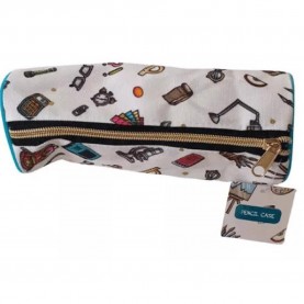 Kores BTS pencil case - White (Black / White) канцеларски,принадлежности,kores,bts,pencil,case,white,(black,white)