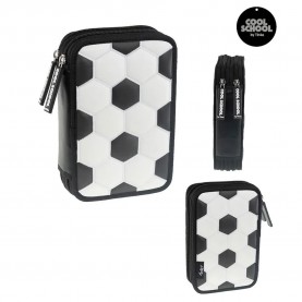 Tinka Football pencil case - White (Blue / Black) канцеларски,принадлежности,tinka,football,pencil,case,white,(blue,black)