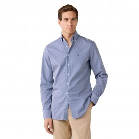 Риза с дълъг ръкав Hackett HM3010852 long sleeve shirt - Blue (Old Navy) риза,с,дълъг,ръкав,дамски,ризи,мъжки,ризи,hackett,hm3010852,long,sleeve,shirt,blue,(old,navy)