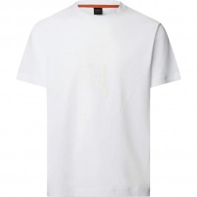 Тениска Hackett HM5000131 short sleeve T-shirt - White (Optic White) тениска,мъжки,тениски,дамски,тениски,hackett,hm5000131,short,sleeve,t,shirt,white,(optic,white)