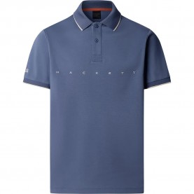 Hackett HM5600188 short sleeve polo - Blue (Eton Blue) дамски,блузи,с,яка,мъжки,блузи,с,яка,hackett,hm5600188,short,sleeve,polo,blue,(eton,blue)