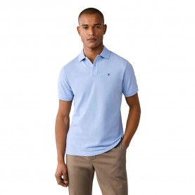 Hackett HM5600203 short sleeve polo - Blue (Summer Blue) дамски,блузи,с,яка,мъжки,блузи,с,яка,hackett,hm5600203,short,sleeve,polo,blue,(summer,blue)