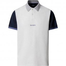 Hackett HM5600185 short sleeve polo - White (Off White) дамски,блузи,с,яка,мъжки,блузи,с,яка,hackett,hm5600185,short,sleeve,polo,white,(off,white)