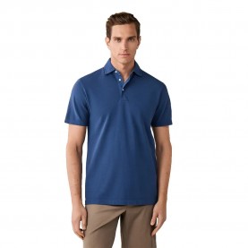 Hackett HM5600201 short sleeve polo - Blue (Airforce Blue) дамски,блузи,с,яка,мъжки,блузи,с,яка,hackett,hm5600201,short,sleeve,polo,blue,(airforce,blue)