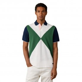 Hackett HM5600208 short sleeve polo - Green / White (Off White) дамски,блузи,с,яка,мъжки,блузи,с,яка,hackett,hm5600208,short,sleeve,polo,green,white,(off,white)