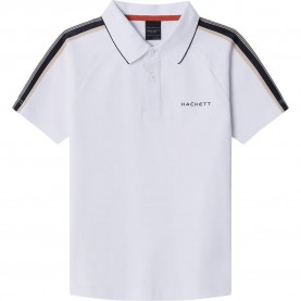 Hackett Tape short sleeve polo - White (Optic White) дамски,блузи,с,яка,мъжки,блузи,с,яка,hackett,tape,short,sleeve,polo,white,(optic,white)