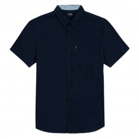 Риза с къс ръкав Tbs Bilalcha short sleeve shirt - Blue (Navy / Blue) риза,с,къс,ръкав,дамски,ризи,мъжки,ризи,tbs,bilalcha,short,sleeve,shirt,blue,(navy,blue)