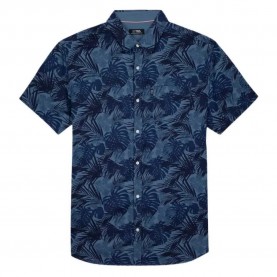 Риза с къс ръкав Tbs Eliescha short sleeve shirt - Blue (Regate / Blue) риза,с,къс,ръкав,дамски,ризи,мъжки,ризи,tbs,eliescha,short,sleeve,shirt,blue,(regate,blue)