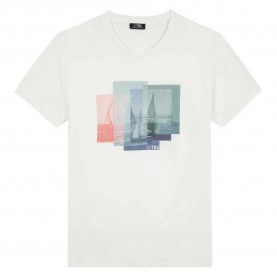 Тениска Tbs Greigtee short sleeve T-shirt - White (Arctique / White) тениска,мъжки,тениски,дамски,тениски,tbs,greigtee,short,sleeve,t,shirt,white,(arctique,white)