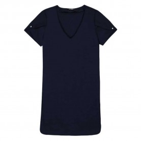 Рокля Tbs Lannarob long sleeve short dress - Blue (Navy / Blue) рокля,дамски,поли,и,рокли,tbs,lannarob,long,sleeve,short,dress,blue,(navy,blue)