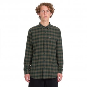 Риза с дълъг ръкав Volcom Caden Plaid long sleeve shirt - Green (Wintermoss) риза,с,дълъг,ръкав,дамски,ризи,мъжки,ризи,volcom,caden,plaid,long,sleeve,shirt,green,(wintermoss)