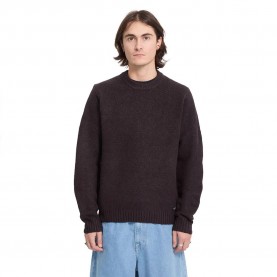 блуза,мъжки,пуловери,дамски,пуловери,volcom,edmonder,ii,sweater,brown,(raisin)