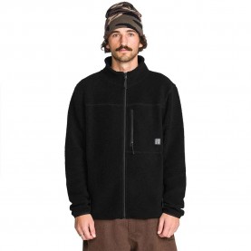 Блуза Volcom Nelson Sherpa full zip sweatshirt - Black (Black) блуза,мъжки,пуловери,volcom,nelson,sherpa,full,zip,sweatshirt,black,(black)