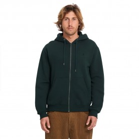 Блуза Volcom Single Stone full zip sweatshirt - Green (Scarab) блуза,мъжки,пуловери,volcom,single,stone,full,zip,sweatshirt,green,(scarab)