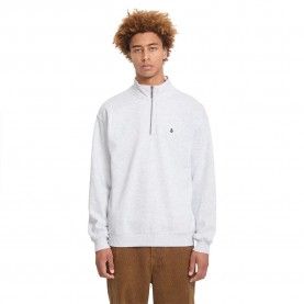 Блуза Volcom Single Stone half zip sweatshirt - White (Bone Heather) блуза,мъжки,пуловери,volcom,single,stone,half,zip,sweatshirt,white,(bone,heather)