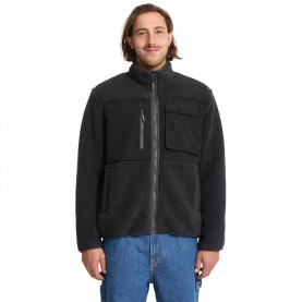 Блуза Volcom Storm Stone full zip sweatshirt - Black (Asphalt Black) блуза,мъжки,пуловери,volcom,storm,stone,full,zip,sweatshirt,black,(asphalt,black)