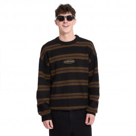 Блуза Volcom Striperstand sweater - Black (Black) блуза,мъжки,пуловери,дамски,пуловери,volcom,striperstand,sweater,black,(black)