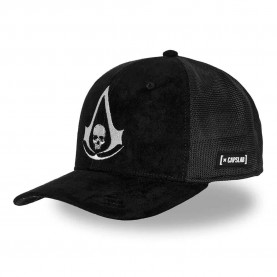 Шапка Capslab Assassin´S Creed Black Flag cap - Black (Black / White) шапка,всички,шапки,capslab,assassin´s,creed,black,flag,cap,black,(black,white)