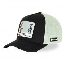 Шапка Capslab Lucky Luke Flush cap - Black (Black / White) шапка,всички,шапки,capslab,lucky,luke,flush,cap,black,(black,white)
