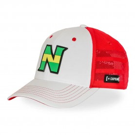 Шапка Capslab Olive & Tom Attack cap - White (White / Red) шапка,всички,шапки,capslab,olive,&,tom,attack,cap,white,(white,red)