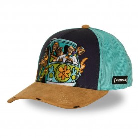 Шапка Capslab Scooby Doo Mystery cap - Multicolor (Black / Green / Brown) шапка,всички,шапки,capslab,scooby,doo,mystery,cap,multicolor,(black,green,brown)