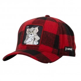 Шапка Capslab Tom & Jerry 6 cap - Red (Black / Red) шапка,всички,шапки,capslab,tom,&,jerry,6,cap,red,(black,red)